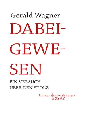 cover image of Dabeigewesen